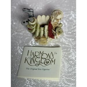 Harmony Kingdom Georgie Netsuke Figurine Box Booklet Collectible England